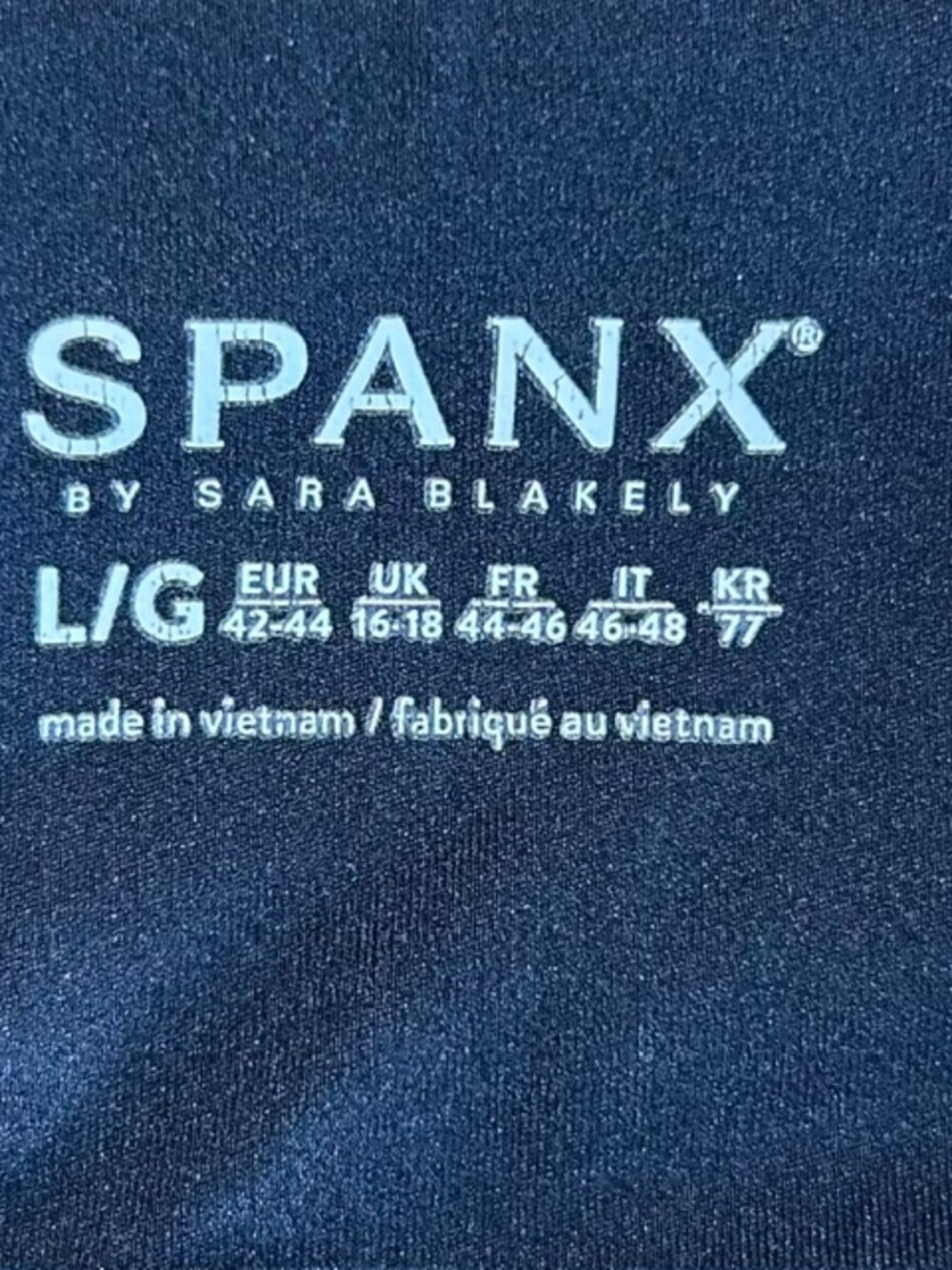 Spanx by Sara Blakely Leggings Womens Sz Large Black Activewear High Waist - Picture 3 of 8